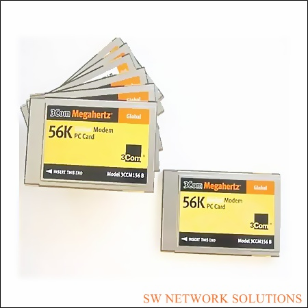 3COM MEGAHERTZ 56K GLOBAL MODEM PC CARD MODEM NEW p/n 3CCM156