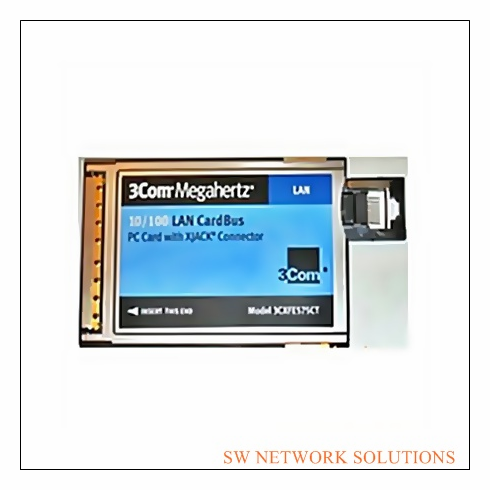 3COM PCMCIA LAN 10/100 BASE T PC Card 32BIT BUSCARD NEW p/n 3CXFE575CT