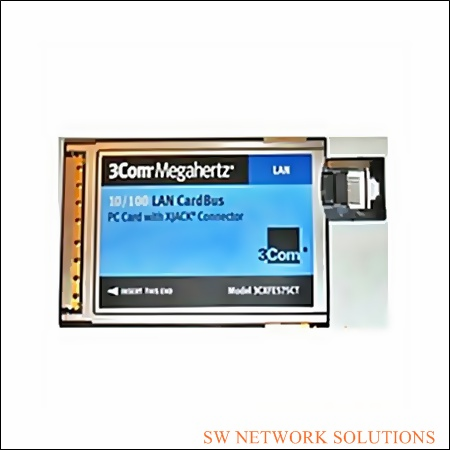 3COM PCMCIA LAN 10/100 BASE T PC Card 32BIT BUSCARD NEW p/n 3CXFE575CT