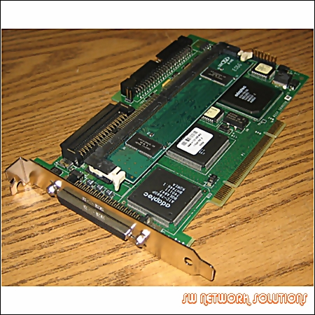 ADAPTEC SINGLE CHANNEL ULTRA 2 SCSI ARRAY CONTROLLER CARD p/n AAA-131B