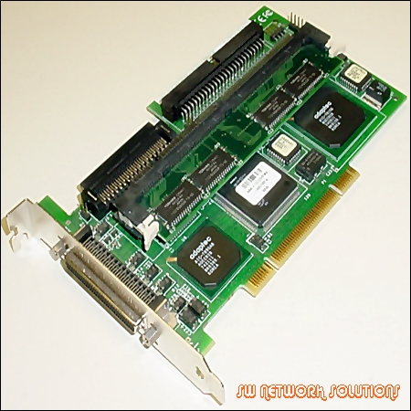 ADAPTEC ULTRA2 SCSI RAID ADAPTER CARD WITH 2MB CACHE DIMM  p/n AAA-131U2