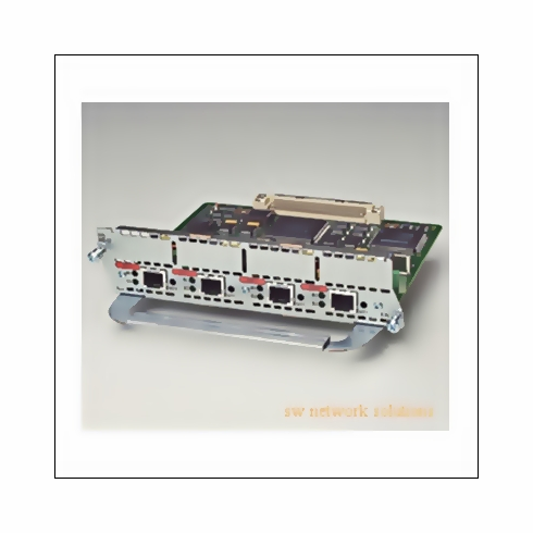 CISCO 4-PORT ISDN BRI W/NT-1 NETWORK MODULE NEW p/n NM-4B-U
