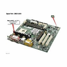 Compaq 280318-001 Evo D300V System Board