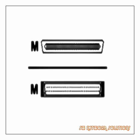COMPAQ/HP 12' VHDCI/WIDE-DIFFERENTIAL SCSI CABLE NEW p/n 341177-B21