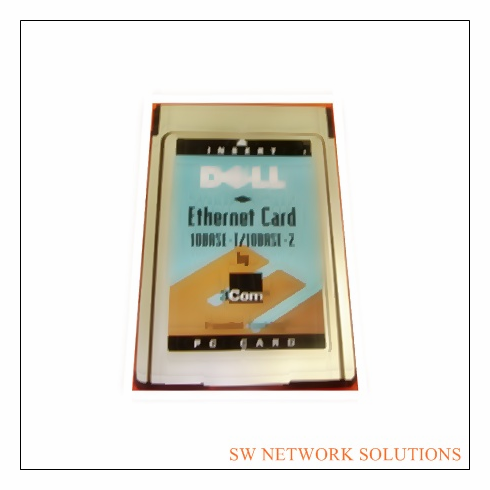 DELL 10BASE T/10BASE 2 PCMCIA ETHERNET CARD p/n 16-0088-000