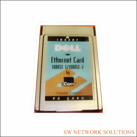 DELL 10BASE T/10BASE 2 PCMCIA ETHERNET CARD p/n 16-0088-000