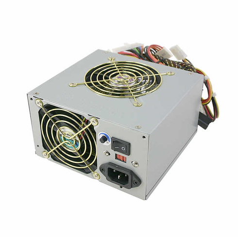 Enermax 350W Power supply Dual Fan Whisper ATX+12V p/n EG365P-VE