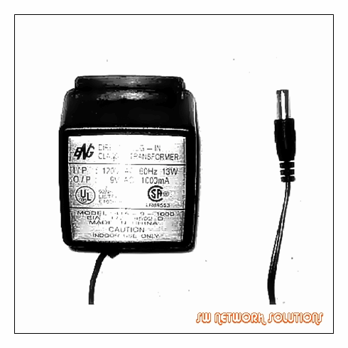 ENG 9VAC 1000MA AC ADAPTER P/N 41A-9-1000
