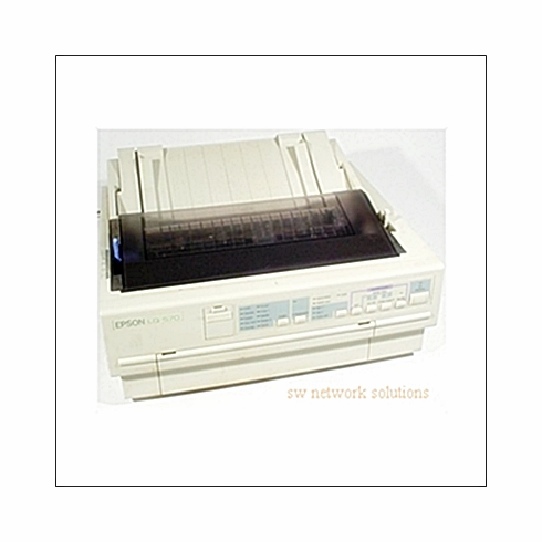 EPSON LQ-570 P630A 24PIN DOT MATRIX PRINTER REFURB  p/n LQ570