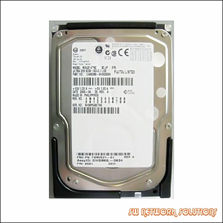 FUJITSU 147GB 80PIN 15K RPM SCSI HDD p/n MAU3147NC