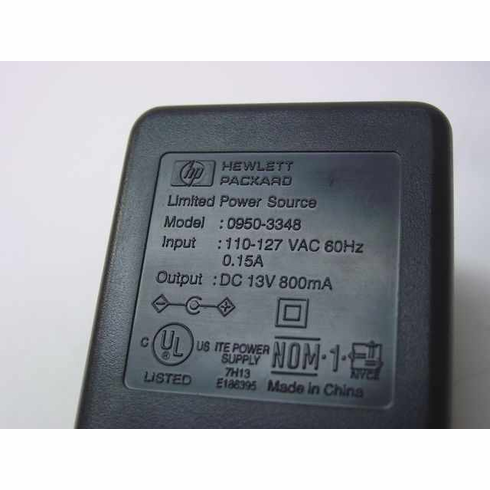 HP 0950-3348 13VDC 800mA AC Adaptor 