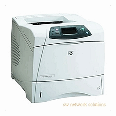 HP LASERJET 4300N PRINTER 45PPM 1200DPI REFURB p/n Q2432A