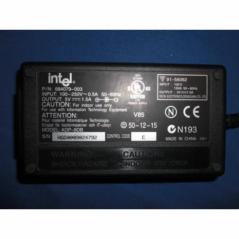 INTEL 5V AC ADAPTER P/N 684079-003