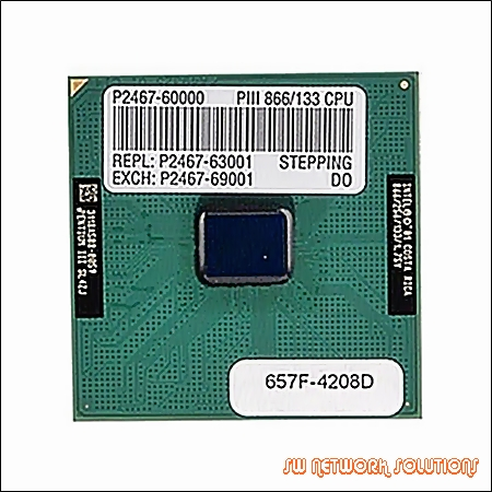 INTEL 866MHZ 256KB 133MHZ 1.75v CPU PROCESSOR for COMPAQ iPAQ p/n SL4ZJ