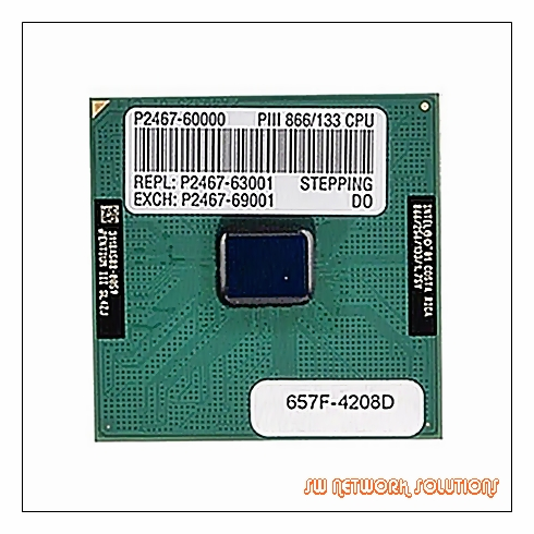 INTEL 866MHZ 256KB 133MHZ 1.75v CPU PROCESSOR for COMPAQ iPAQ p/n SL4ZJ