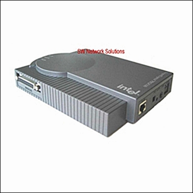 INTEL NETPORT EXPRESS 10/100 SINGLE PORT EXTERNAL PRINT SERVER REFURB p/n PCLA4451