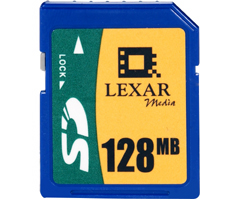 Lexar 128MB Media Flash Memory p/n SD128231