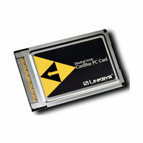 Linksys 10/100MBPS Adapter Card For Laptop p/n PCMPC200