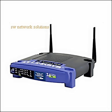LINKSYS WIRELESS 802.11B  54MBPS ACCESS POINT/ROUTER p/n WRT54G