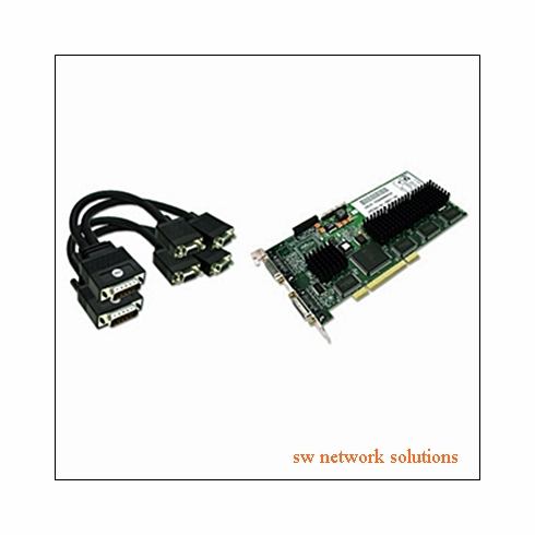MATROX G200 DUAL MMS PCI VIDEO CARD 16MB WITHOUT TV TUNER p/n G2PLUSDUALP-PL 