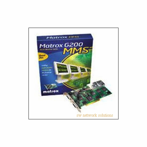 MATROX G200 PLUS DUAL/QUAD 128BIT 32MB 250MHZ PCI VIDEO CARD p/n G2PLUSQUADP-PL-7