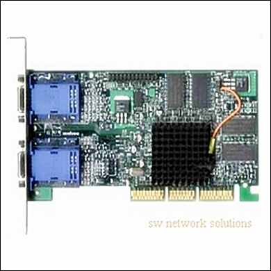 MATROX MILLENNIUM G450 DUAL HEAD 32MB AGP 4X DUAL VGA DDR p/n G45PLUSMDHA32DR