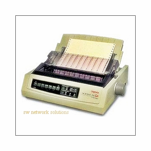 OKIDATA MICROLINE 390 TURBO 24PIN DOT MATRIX PRINTER REFURB p/n 62411901