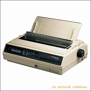 OKIDATA ML395 24PIN DOT MATRIX PRINTER P/N GE8286A