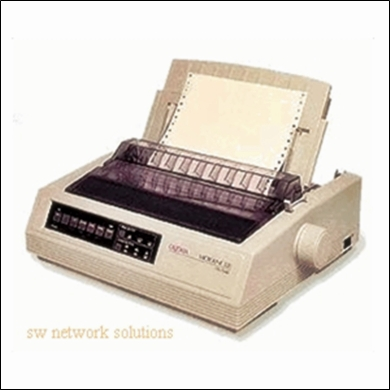 OKIDATA ML521 9PIN DOT MATRIX PRINTER REFURB p/n 62410001