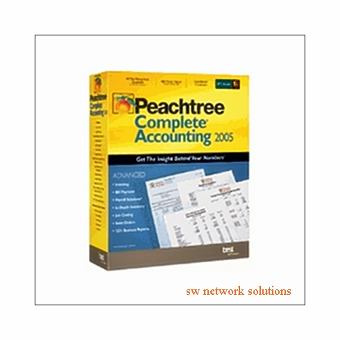 PEACHTREE COMPLETE ACCOUNTING CROM 2005 for WINDOWS p/n PCW2005RT