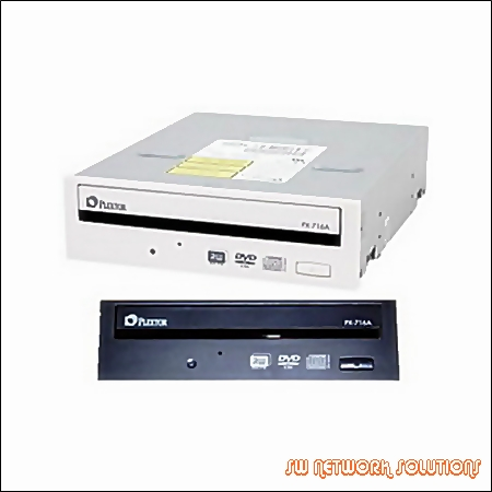 Plextor 16X/8X/16X +/-DVD 4X DL DVD+R INT. SATA Drive Pulled p/n PX-716SA
