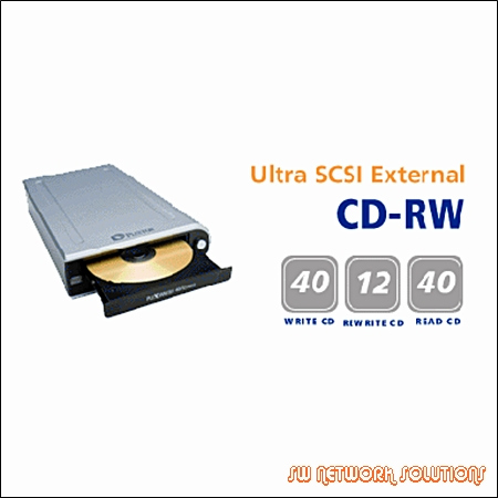 PLEXTOR 40X12X40 U-SCSI EXTERNAL CD-RW DRIVE p/n PX-W4012TSE