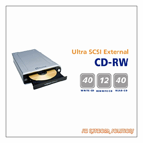 PLEXTOR 40X12X40 U-SCSI EXTERNAL CD-RW DRIVE p/n PX-W4012TSE
