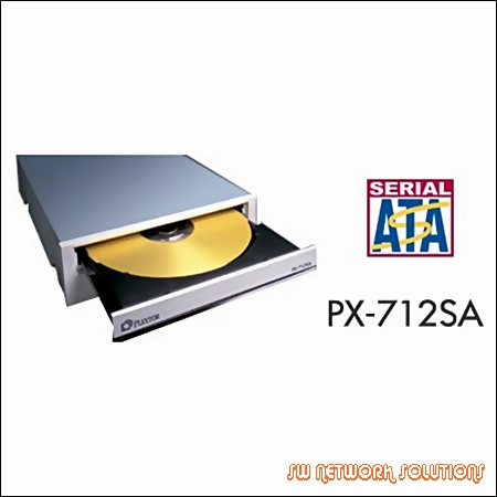 Plextor PX-712SA Dual-Format DVD+/- SATA REFURB Drive 