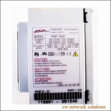 POWERNET 150 WATT ATX POWER SUPPLY for EMACHINE p/n PWP-165H