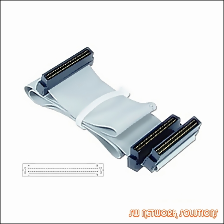 SCSI CABLE 68PIN 3 CONNECTORS 3FT INTERNAL p/n 68PIN3FTCBL