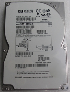 SEAGAT 18.2GB HDD p/n ST318275LC
