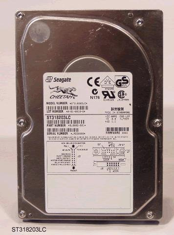 Seagate 18.2Gb 80pin 10K rpm U2 SCA SCSI HDD p/n ST318203LC
