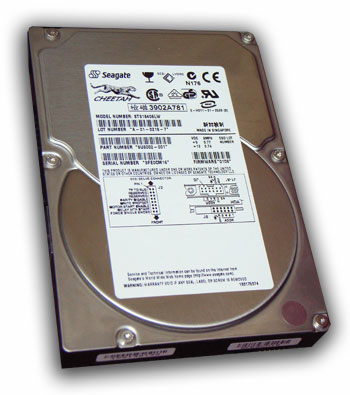 SEAGATE 18.4GB 68pin 7200rpm U160 SCSI HDD p/n ST318437LW