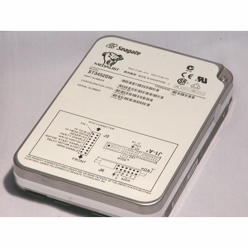 Seagate 4.55GB 68pin 7200rpm SCS REFURB HDD p/n ST34520W