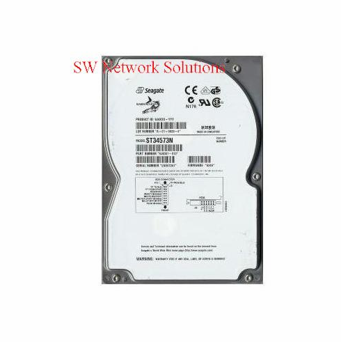 Seagate 4.5GB 7200RPM Ultra SCSI 50PIN Hard Drive p/n ST34573N
