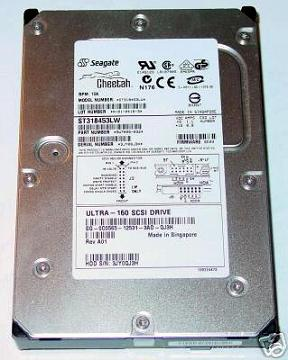 SEAGATE CHEETAH 18.4GB 68PIN 15000RPM SCSI HDD p/n ST318453LW