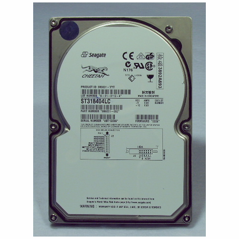 Seagate Cheetah 36XL 18.4GB 80pin 10K rpm Ultra 160 SCSI HD Refurbished p/n ST318405LC