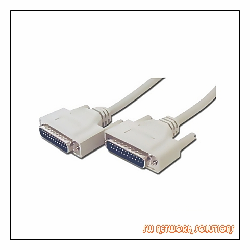 SERIAL CABLE DB25 MALE TO DB25MALE 6FT p/n DB25MDB25M6FTCBL