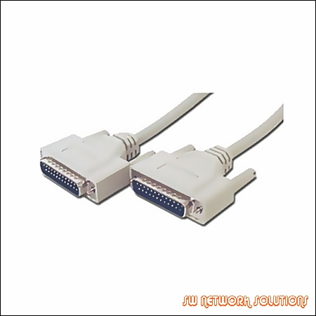 SERIAL CABLE DB25 MALE TO DB25MALE 6FT p/n DB25MDB25M6FTCBL