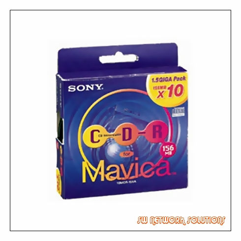 SONY 10PK CD-R MEDIA for MAVICA CAMERA NEW p/n 10MCR156A