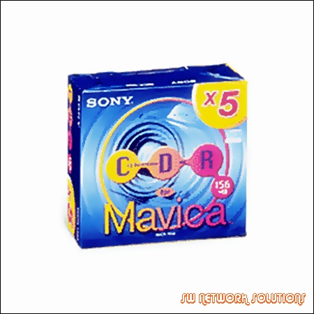 SONY 5PK MINI CD-R MEDIA NEW p/n 5MCR-156A 