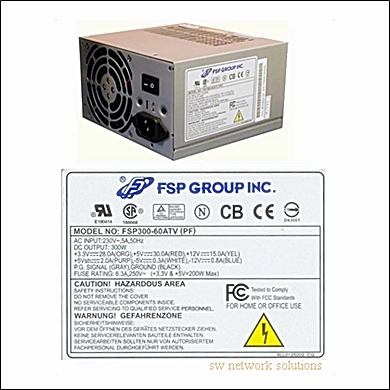 SPARKLE P4 ATX-12V 300WATT 20PIN POWER SUPPLY p/n FSP300-60ATV
