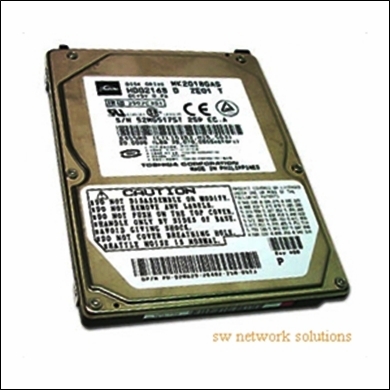 TOSHIBA 20GB 4200 RPM 2.5"  9.5mm  LAPTOP HDD p/n MK2018GAS