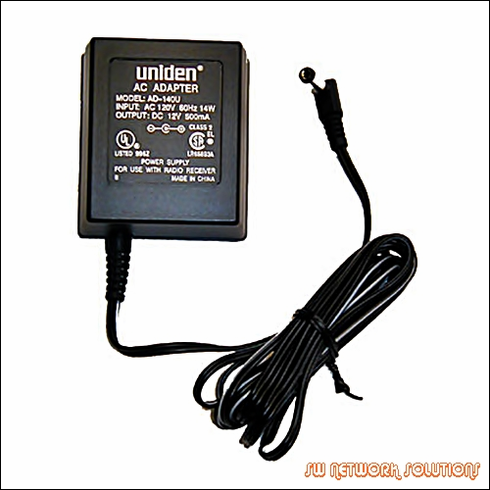 UNIDEN 12DVC AC ADAPTER P/N AD-140U
